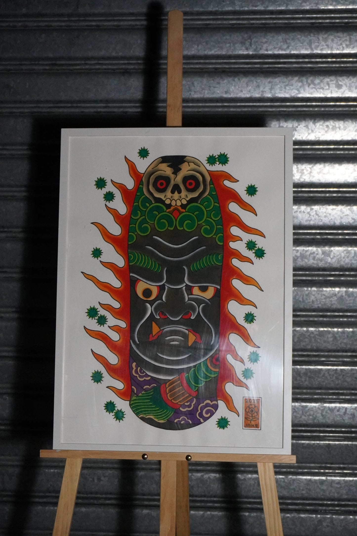 ‘Fudo board’ – Original Artwork by Jake Owen Fraser (2025)