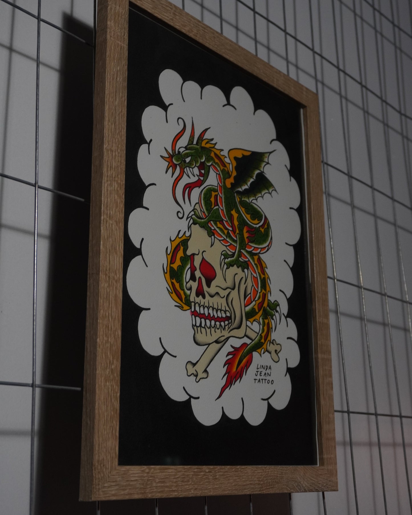 'Classic Tattoo" - Original Artwork by Linda Jean (2025)