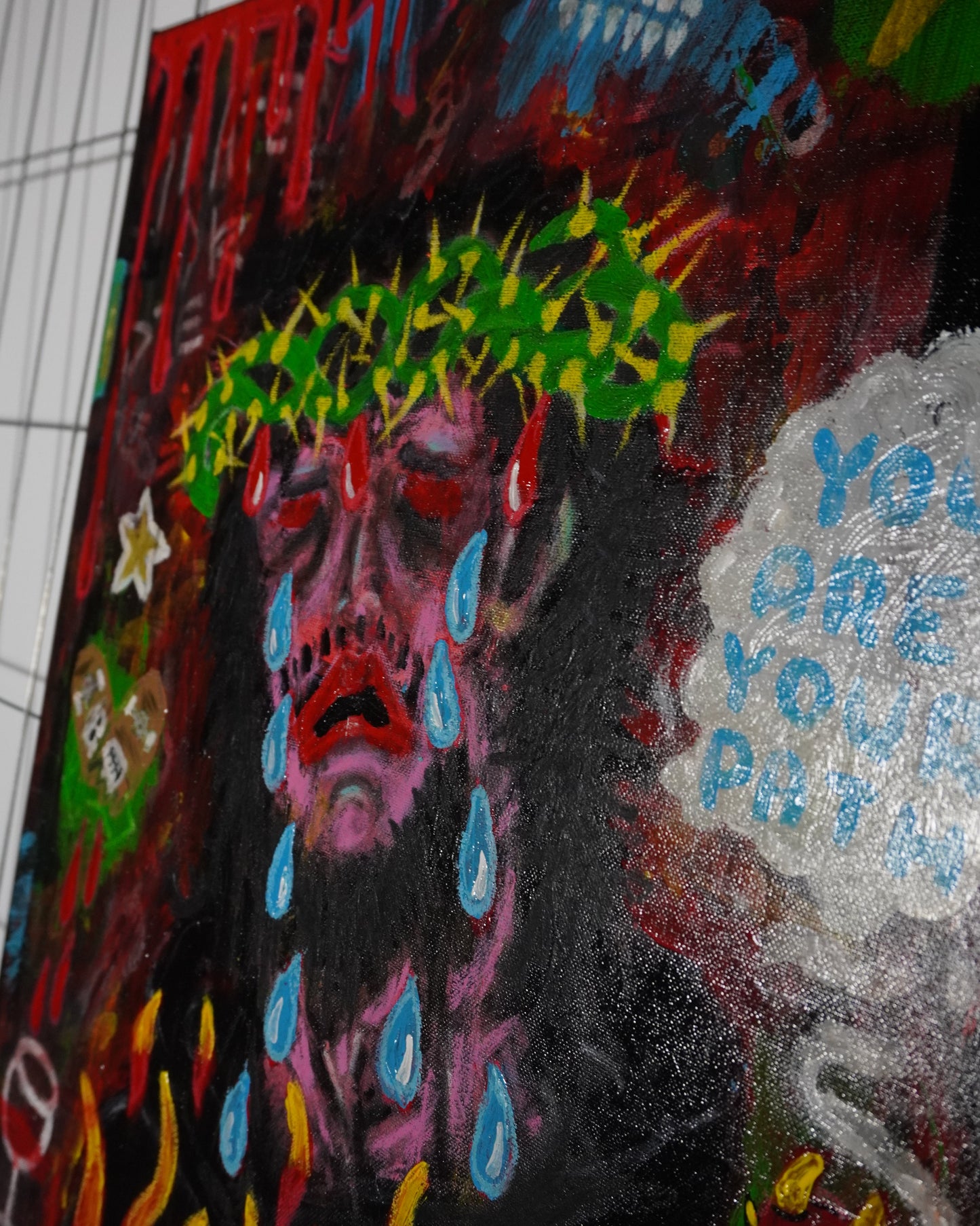 'DON'T CRY' - Original artwork by Luke Etho (2025)