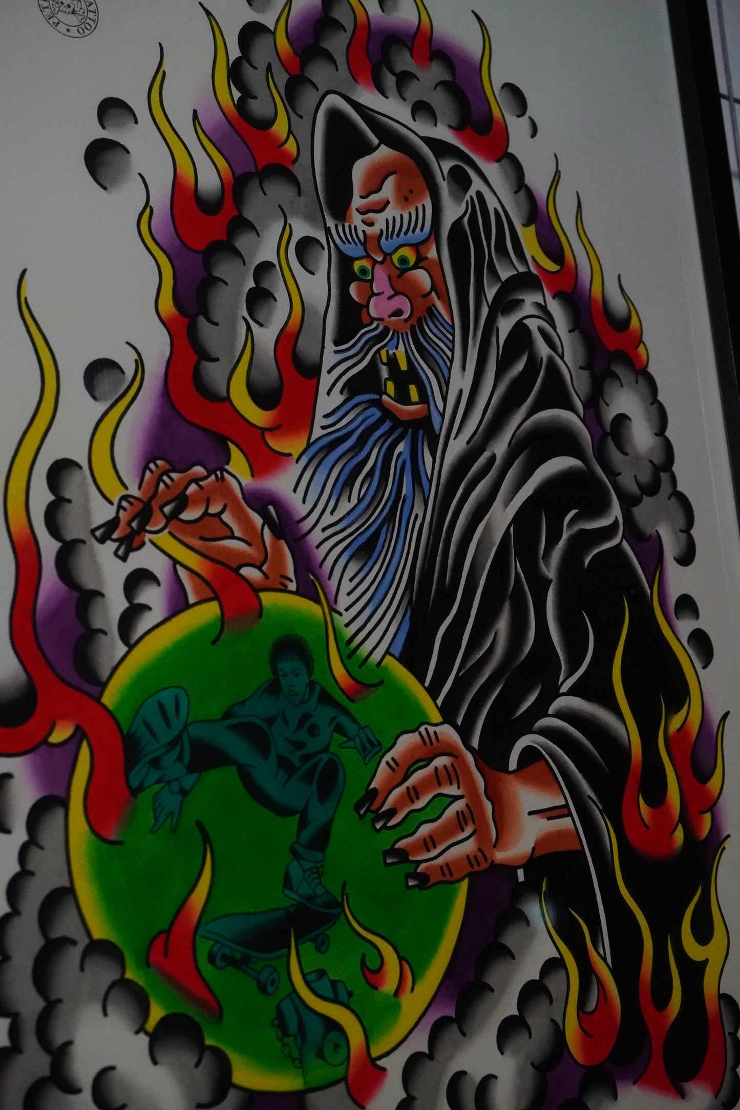 'The Steeze Wizard' - Original Artwork by Pete Kozul (2025)