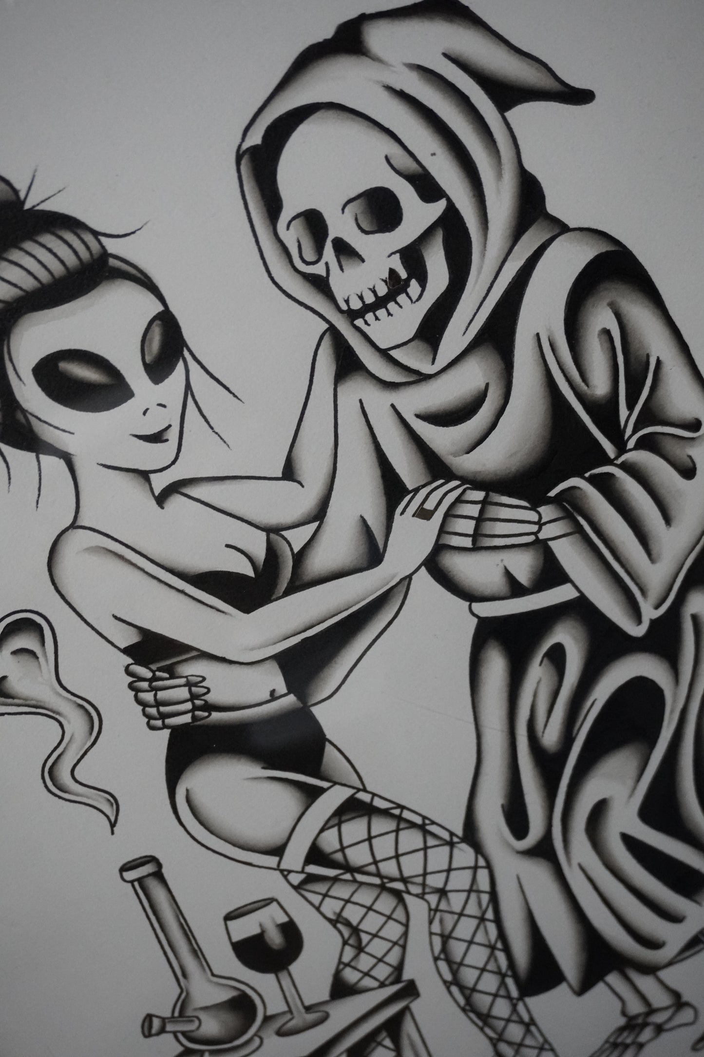 'Strange Seduction' - Original artwork by Mitch Demko (2025)