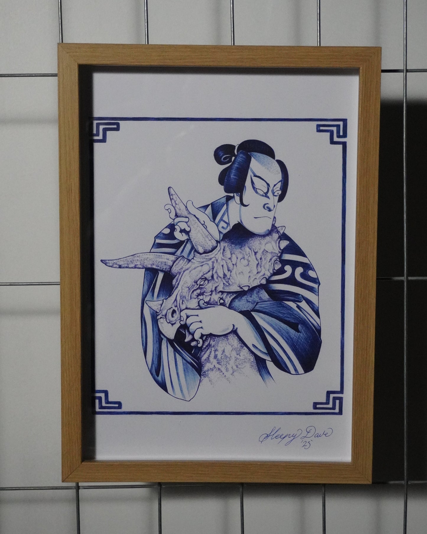 'Dino Huggies' - Original Artwork by Sleepy Dave (2025)