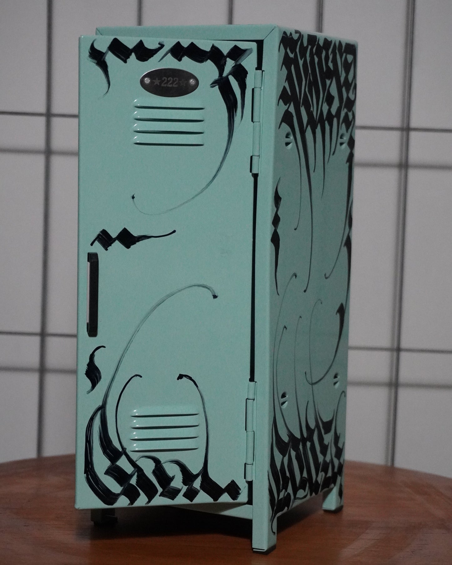 'Calligraphy on box' - Original by Alessandro Sano Botta (2025)