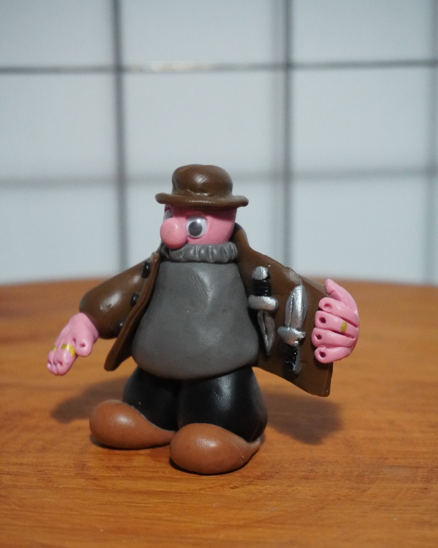 'Knives here' - Original by Dull Brain (2025)