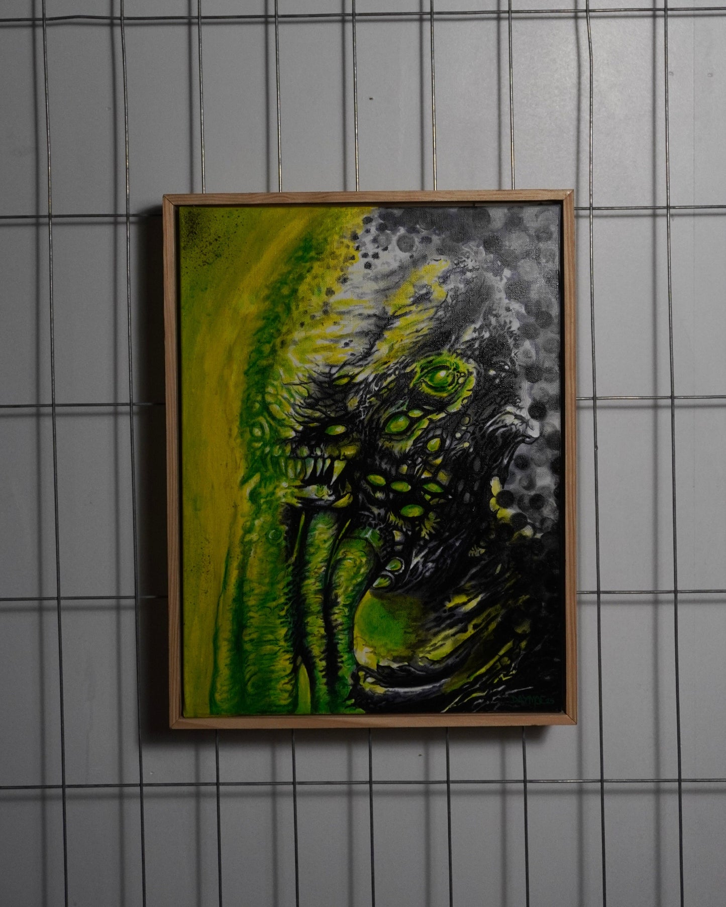 'hostform: null protocol' - Original Artwork by Damien Counihan (2025)