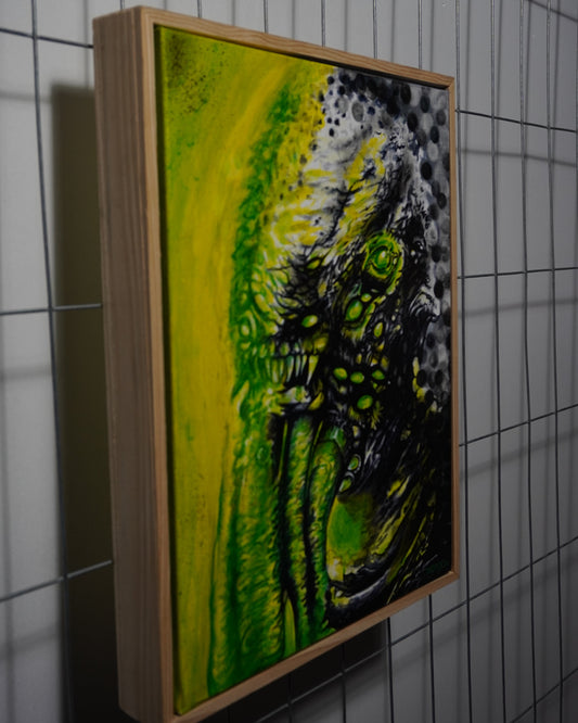 'hostform: null protocol' - Original Artwork by Damien Counihan (2025)