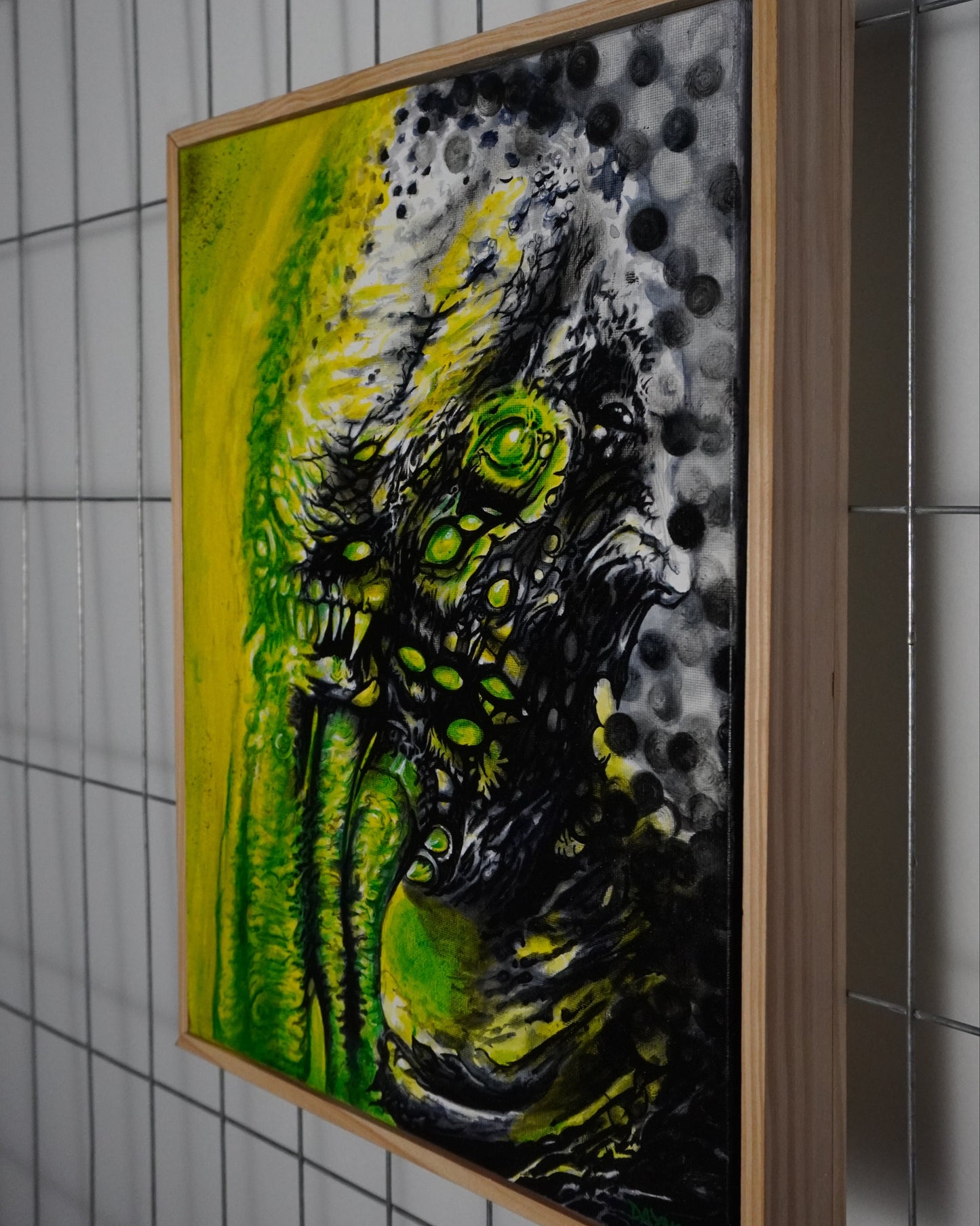 'hostform: null protocol' - Original Artwork by Damien Counihan (2025)