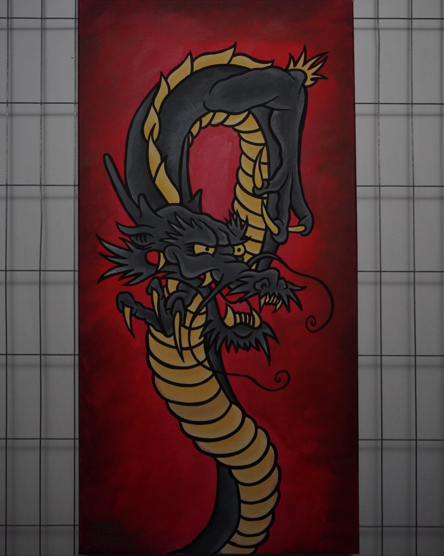 'Maurice the dragon' – Original Artwork by Harry Murphy (2025)