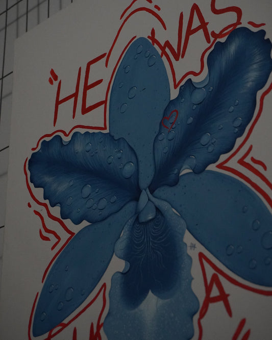 'Charmed & Bruised' - Original Artwork by Hunta (2025)