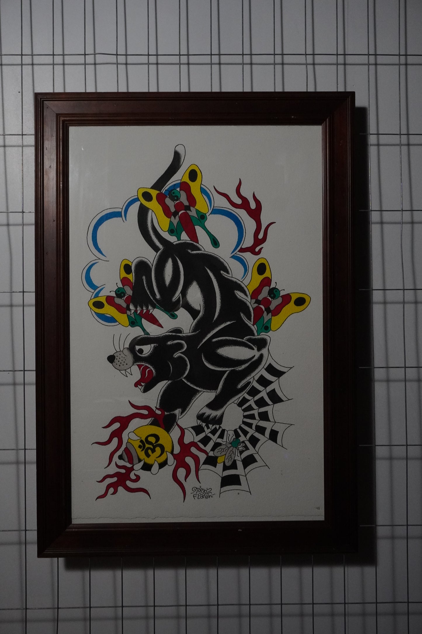 'Lucky panther' - Original Artwork by Kade Thompson (2025)