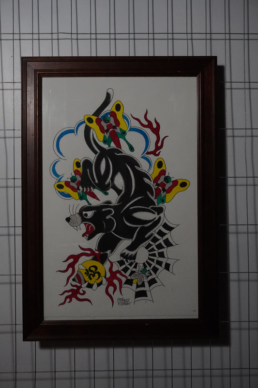 'Lucky panther' - Original Artwork by Kade Thompson (2025)