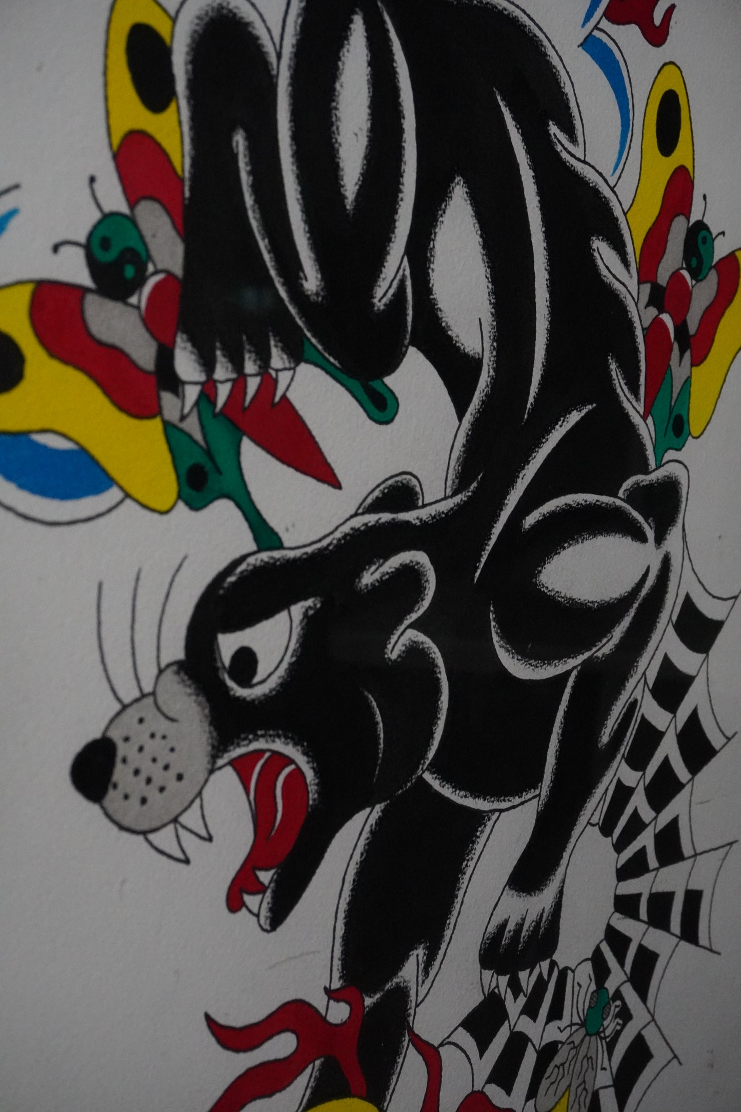 'Lucky panther' - Original Artwork by Kade Thompson (2025)