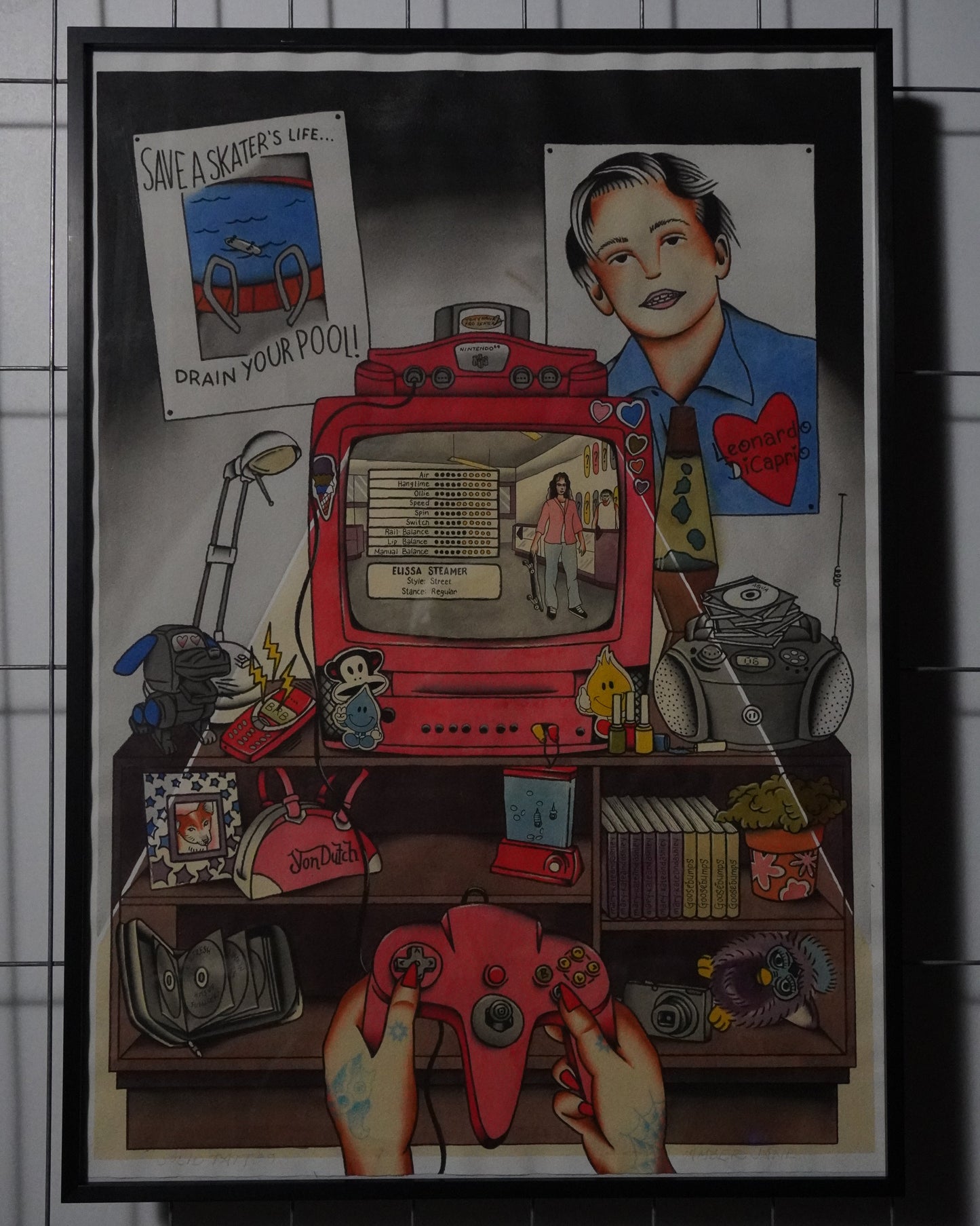 'Weekend Circa: 2000' - Original Artwork by Amber Jane (2025)