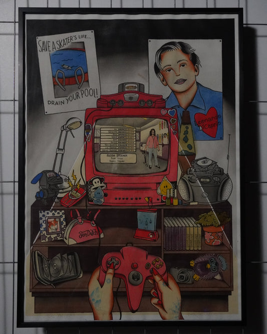 'Weekend Circa: 2000' - Original Artwork by Amber Jane (2025)