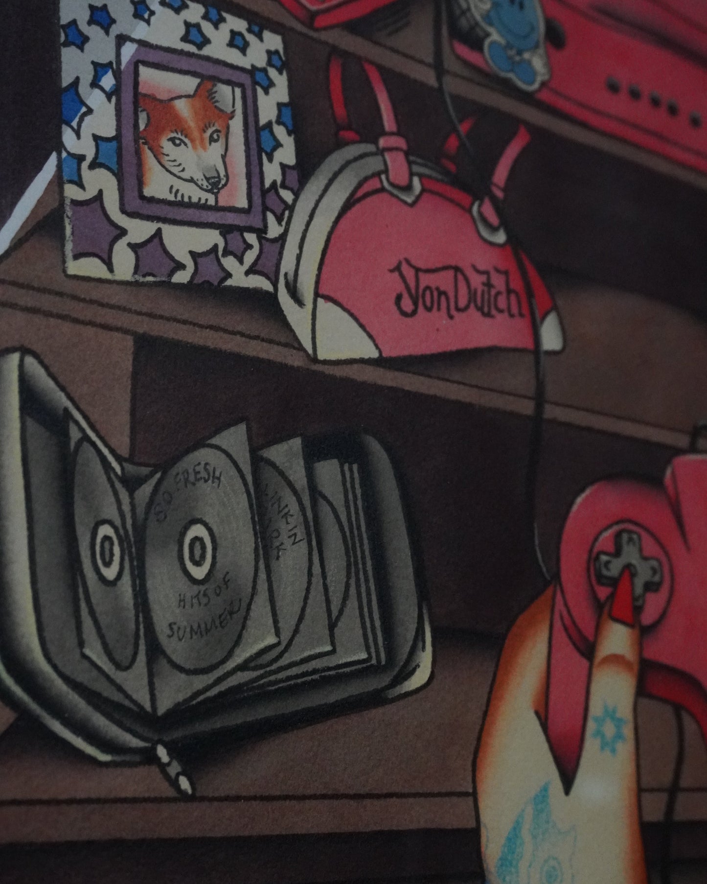 'Weekend Circa: 2000' - Original Artwork by Amber Jane (2025)