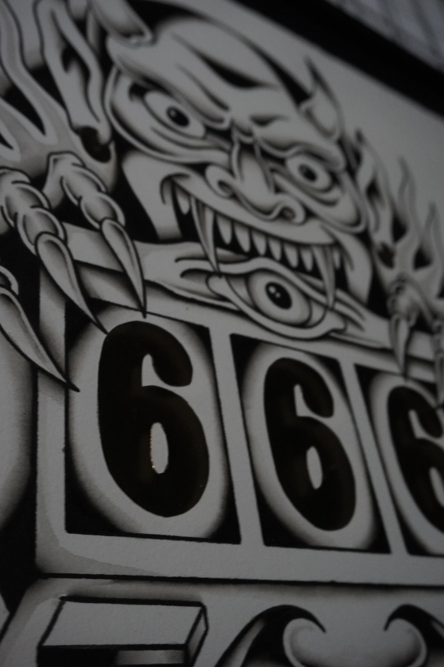 'The Unholy Jackpot' - Original artwork by Mitch Demko (2025)