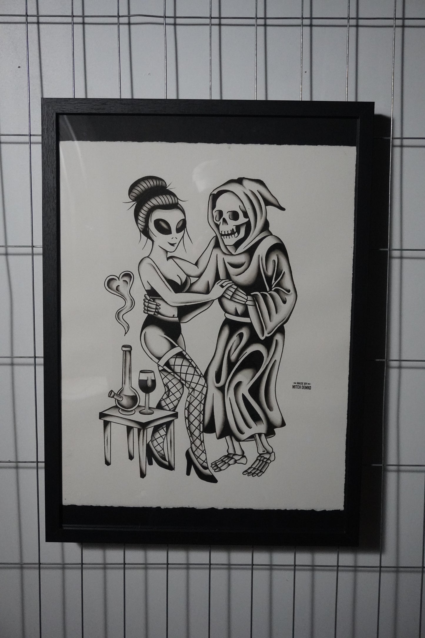 'Strange Seduction' - Original artwork by Mitch Demko (2025)