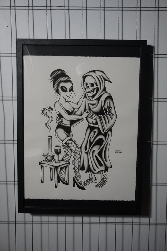 'Strange Seduction' - Original artwork by Mitch Demko (2025)