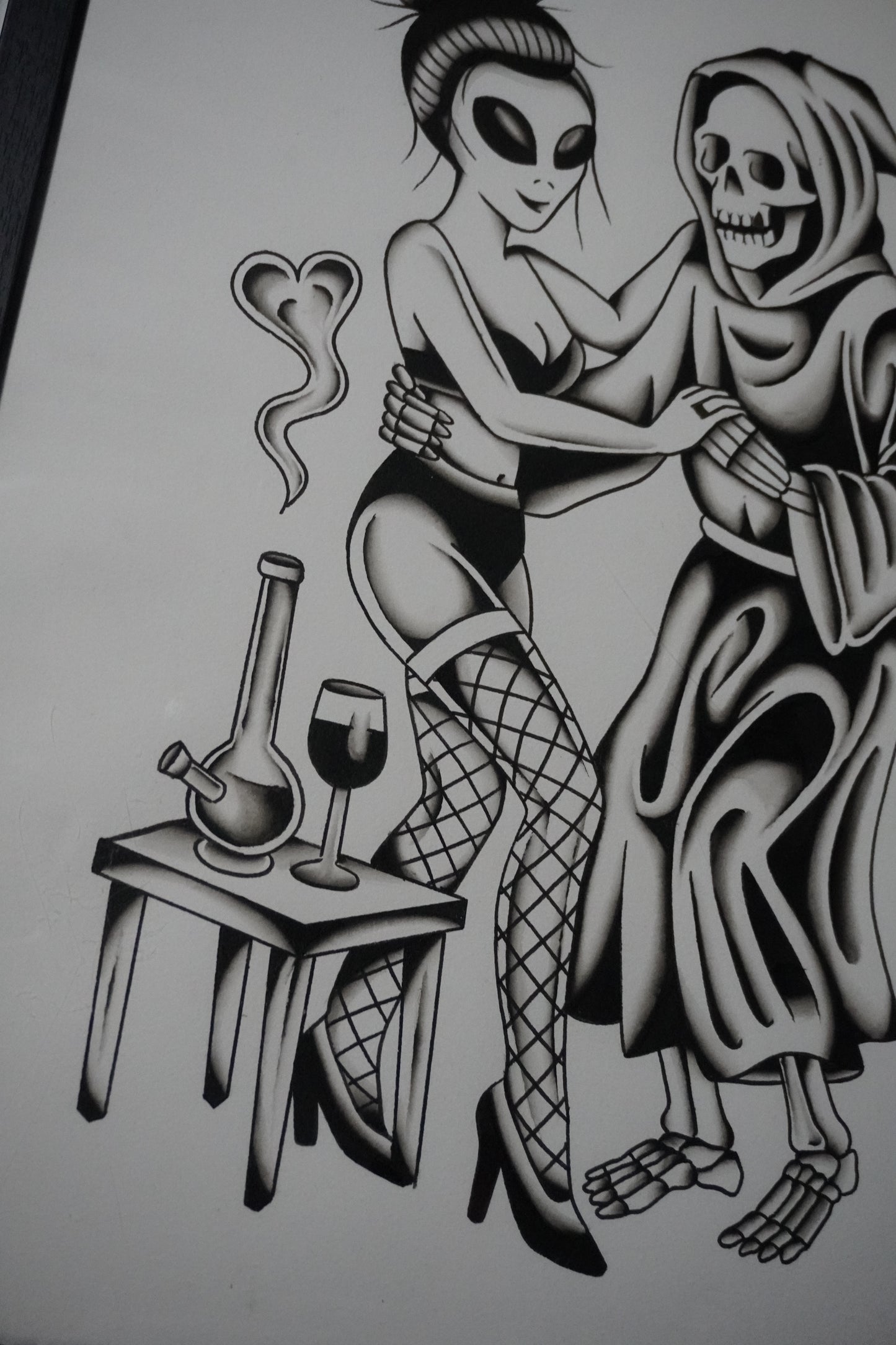 'Strange Seduction' - Original artwork by Mitch Demko (2025)