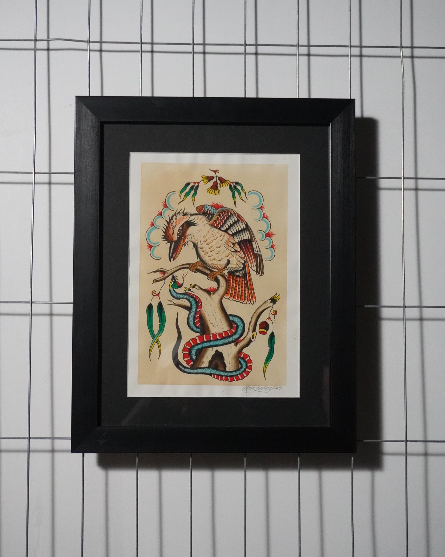 'The Daily Battle' - Original Artwork by Mark Lording (2025)