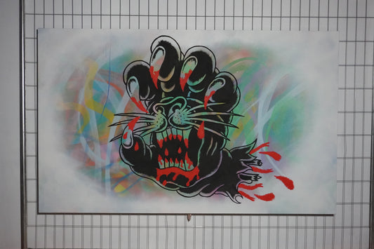 'Panther Cruz' - Original artwork by Indi Giblin (2025)