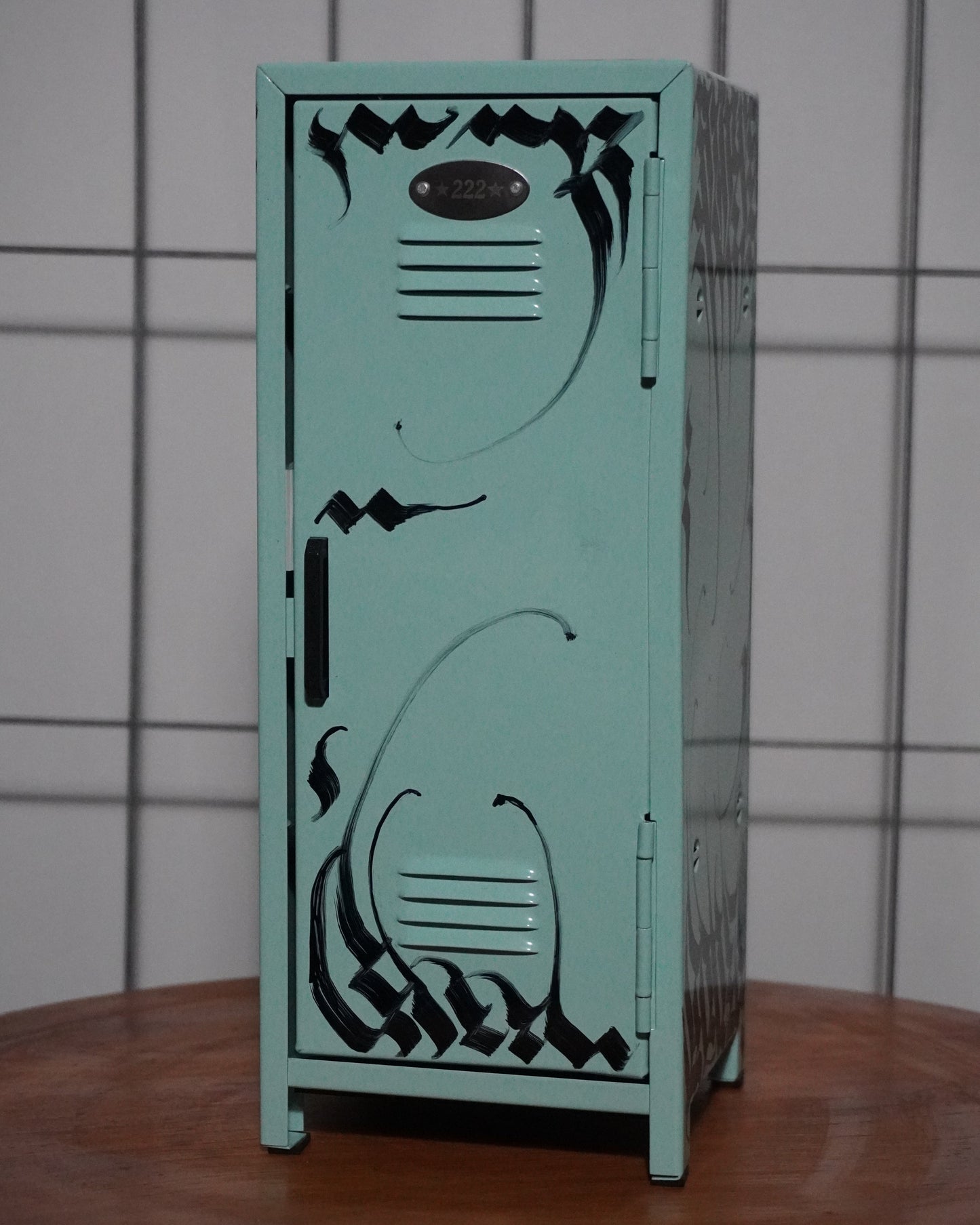 'Calligraphy on box' - Original by Alessandro Sano Botta (2025)