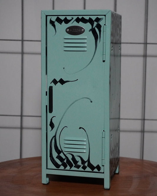 'Calligraphy on box' - Original by Alessandro Sano Botta (2025)