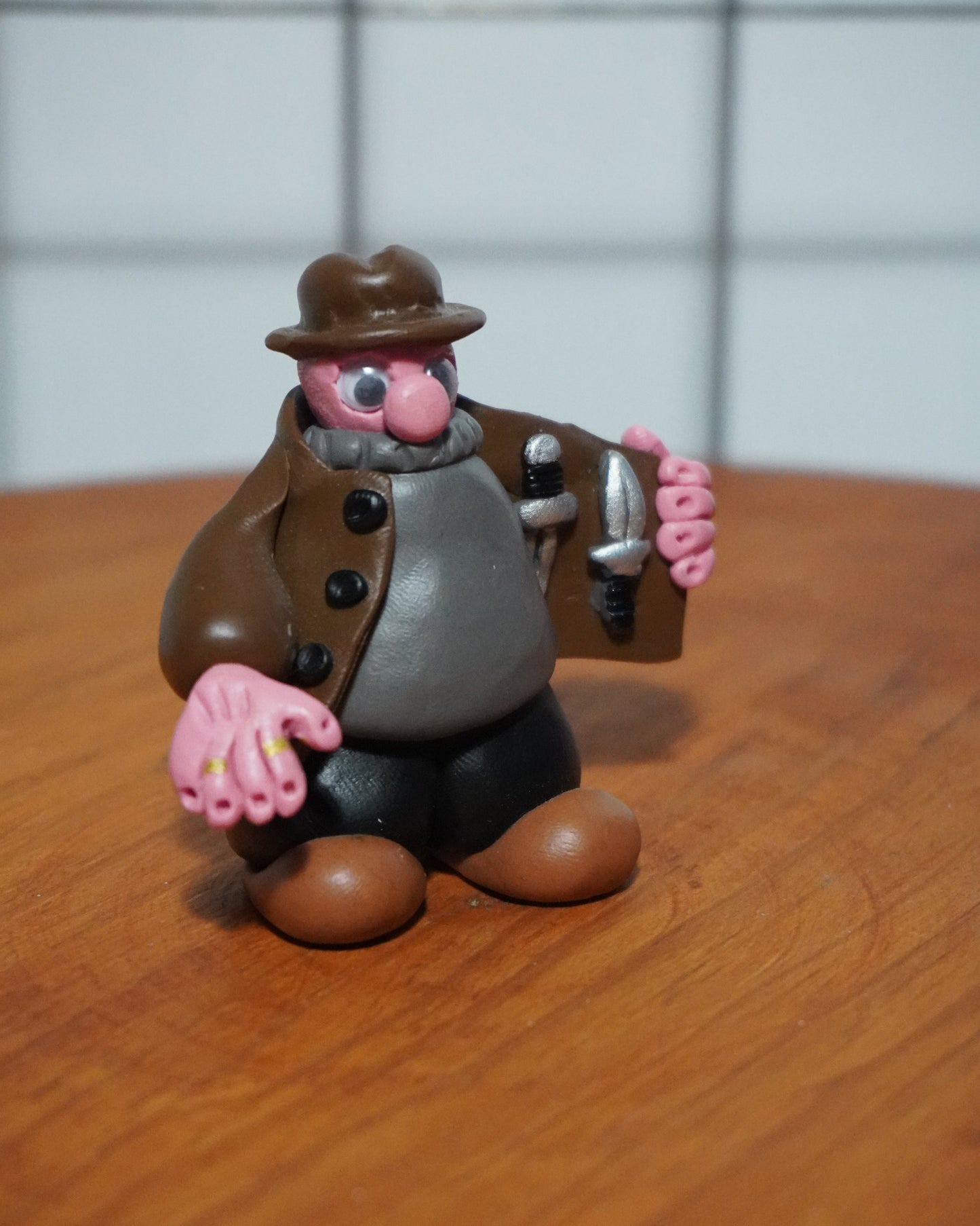 'Knives here' - Original by Dull Brain (2025)