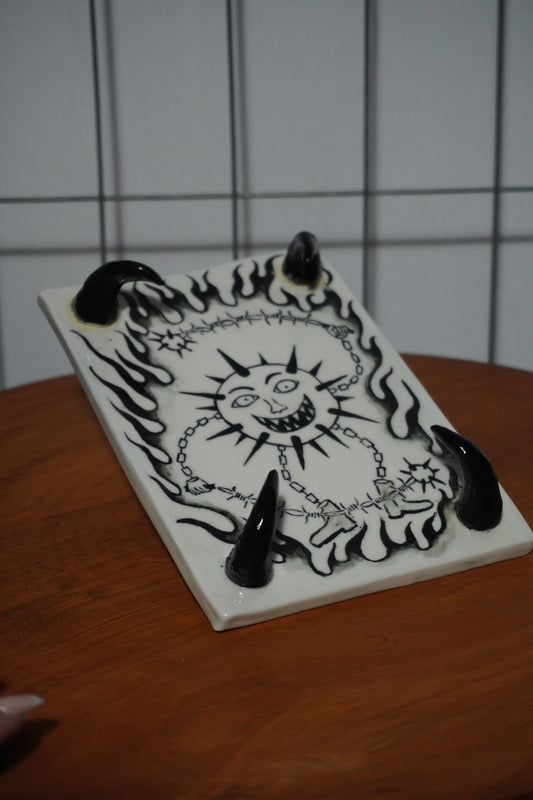 'Ceramic Flames' - Original Artwork by Tukoi (2025)