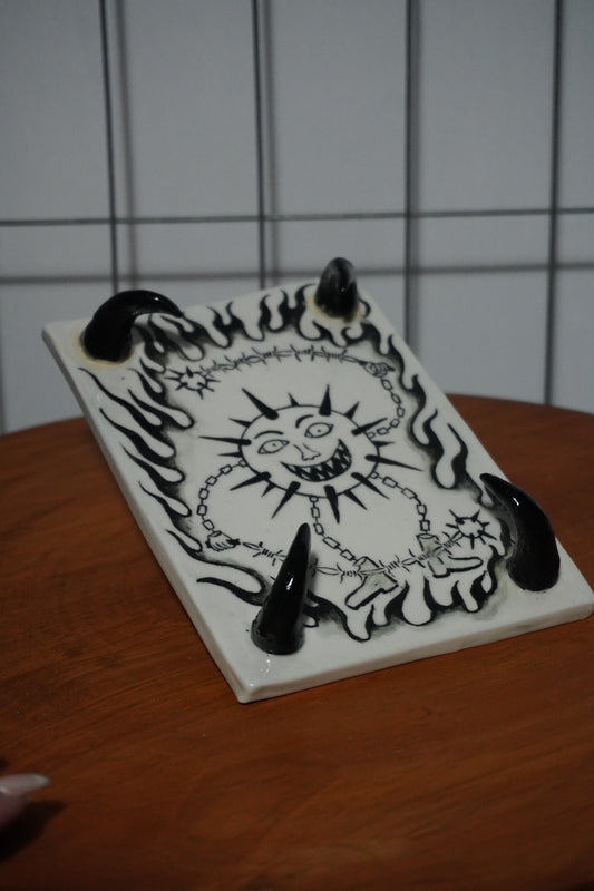 'Ceramic Flames' - Original Artwork by Tukoi (2025)