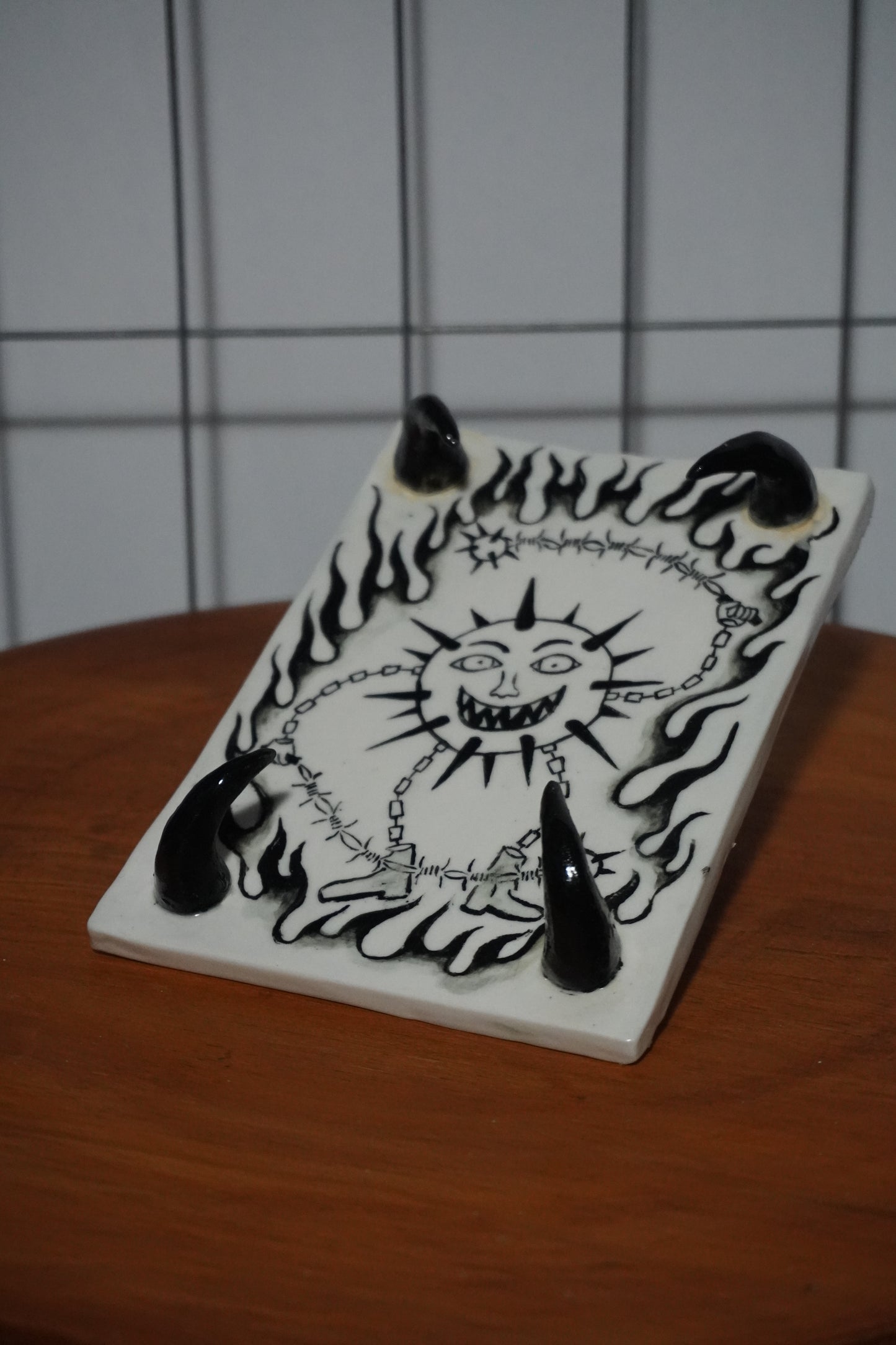 'Ceramic Flames' - Original Artwork by Tukoi (2025)