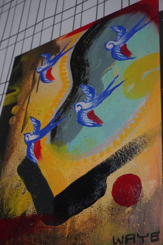 'Not Skate' - Original Artwork by Bradley Waye (2025)